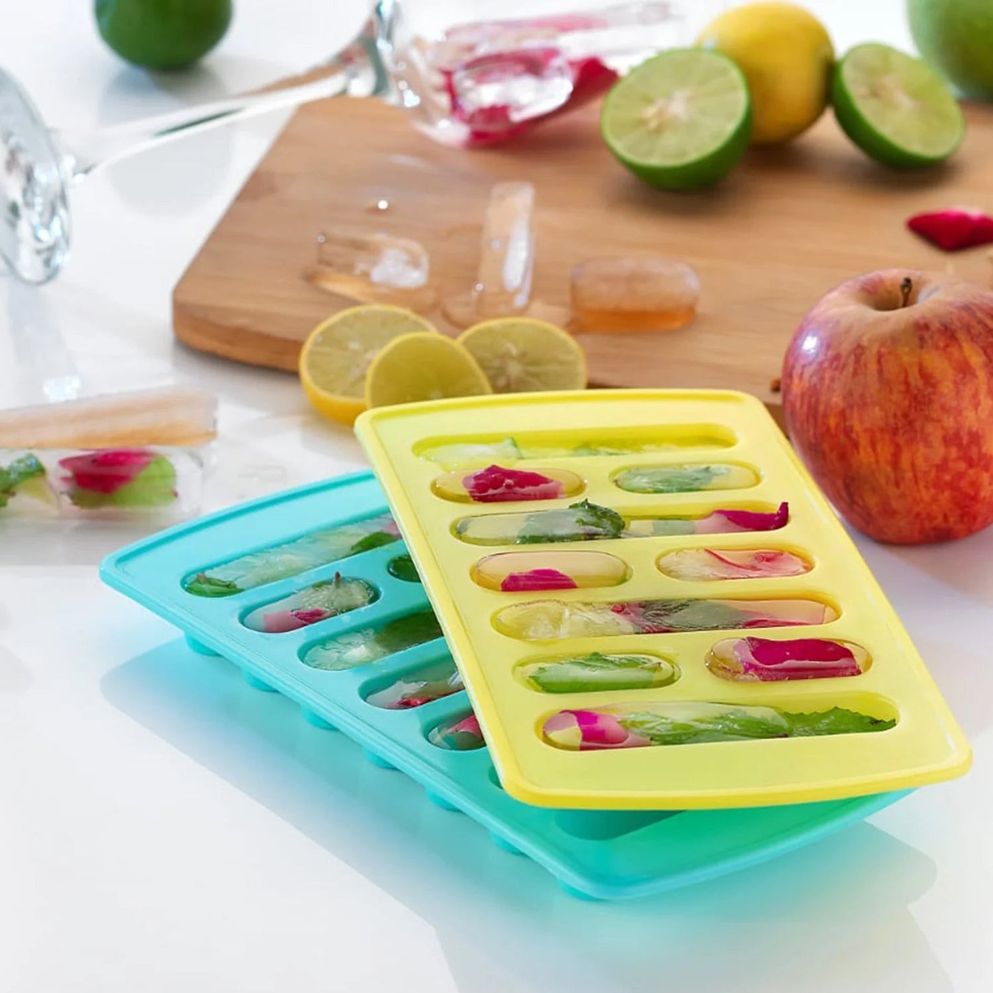 2 Pc Fancy Ice Tray, Used Widely In All Kinds Of Household Places While Making Ices And All Purposes