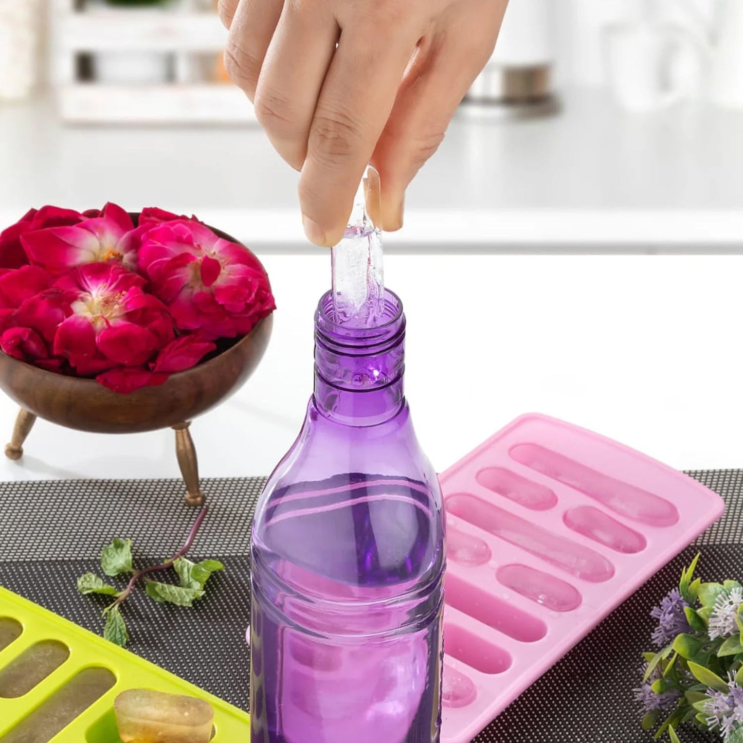 2 Pc Fancy Ice Tray, Used Widely In All Kinds Of Household Places While Making Ices And All Purposes