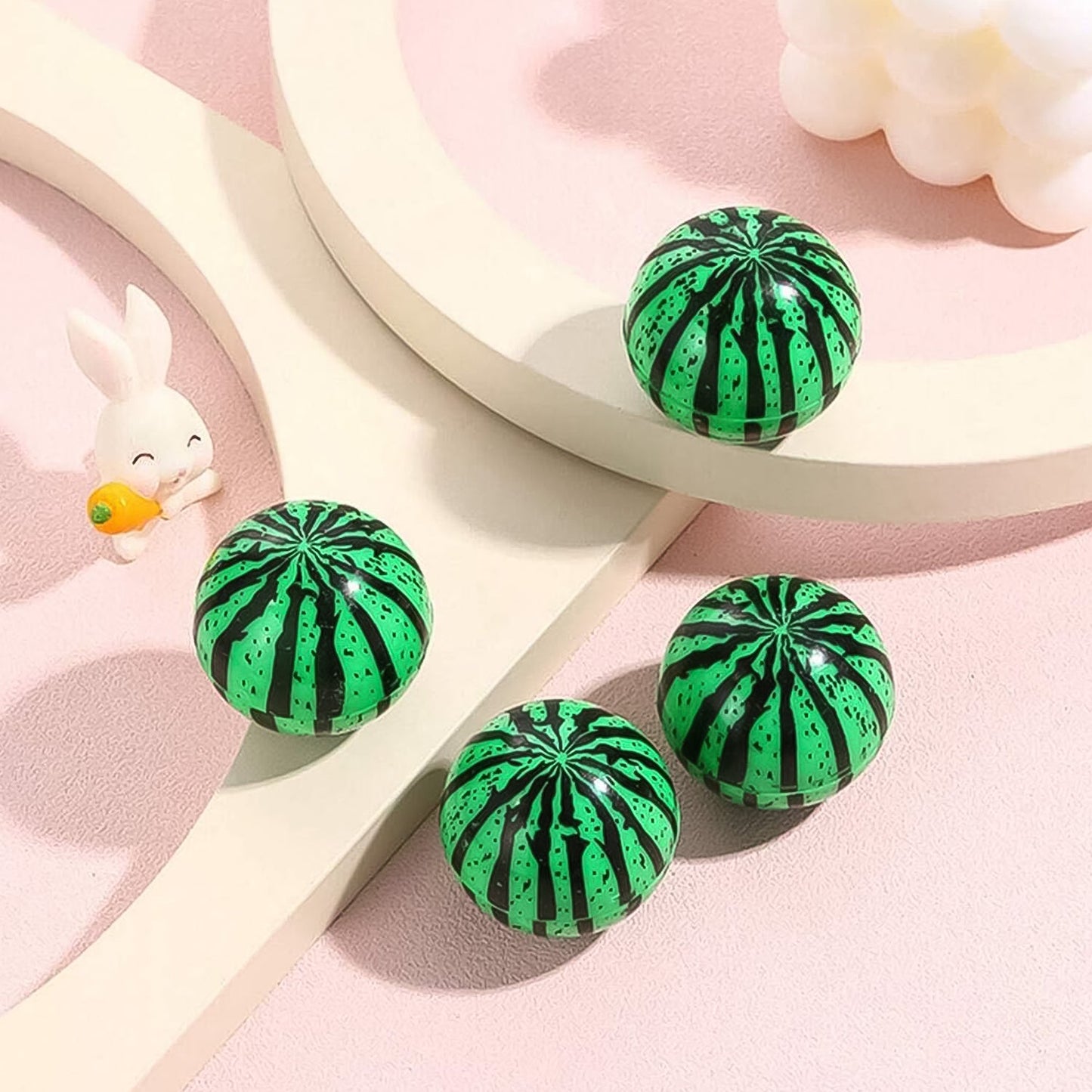 Watermelon Shaped Pencil Sharpener (3 Pc)