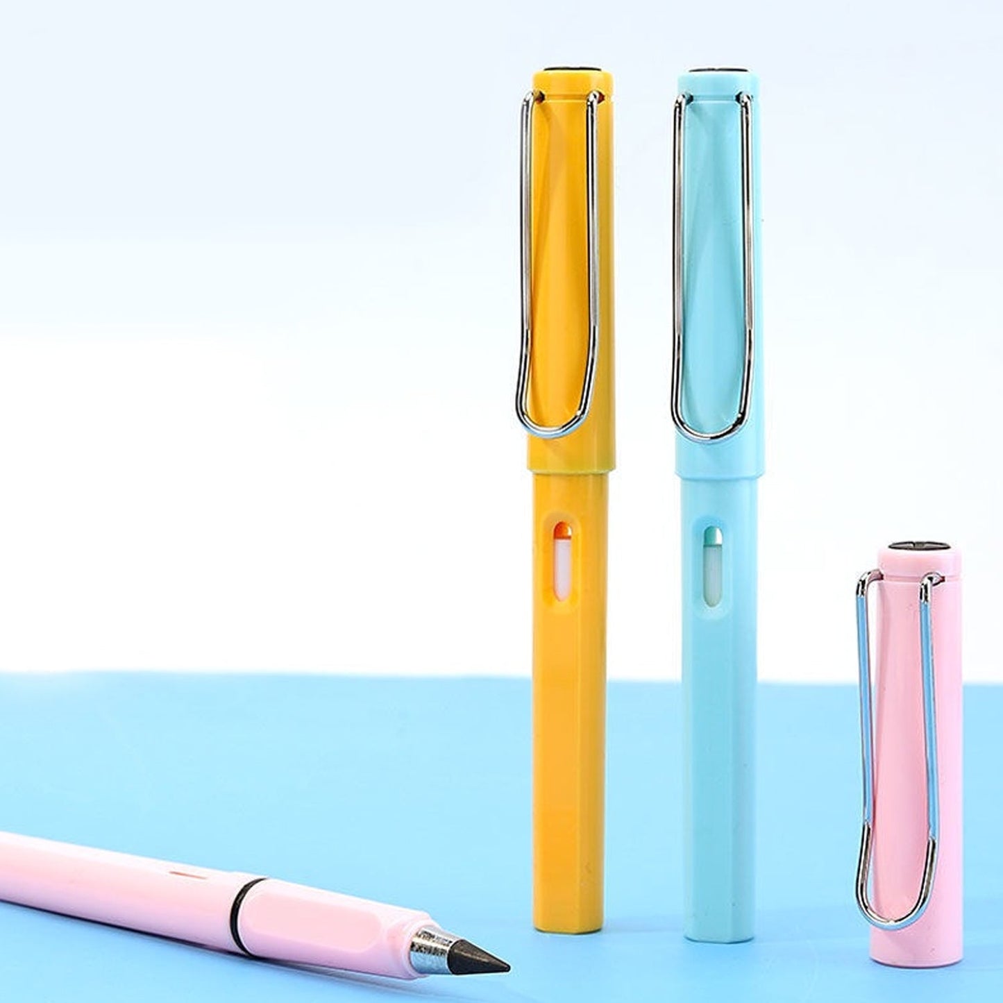 2-in-1 Everlasting Magic Pencil with Replaceable Eraser – Inkless, Reusable, Portable