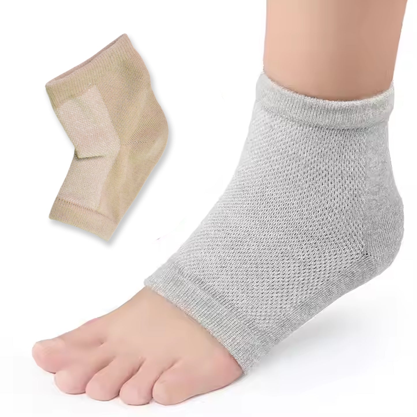 Heel Socks Overnight Heels While You Sleep (1 Pair Mix Color)
