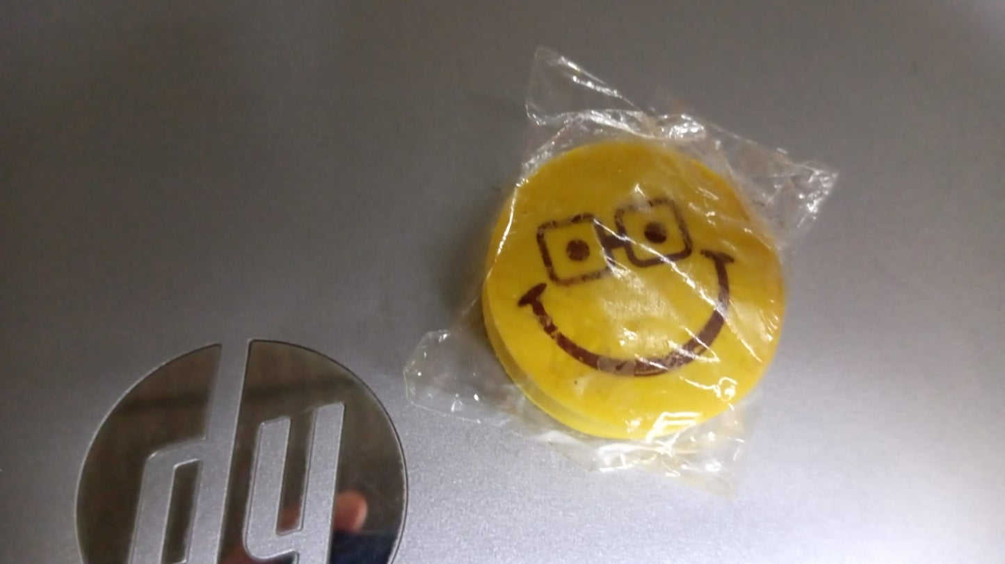 Smiley Design Eraser (3 Pc / Mix Design)