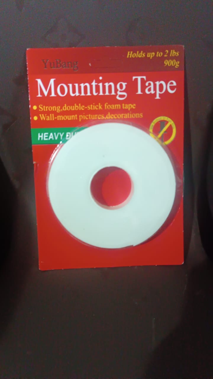 Medium Strong Double Sided Tape Foam Mounting Tape (2 Pc / Medium)