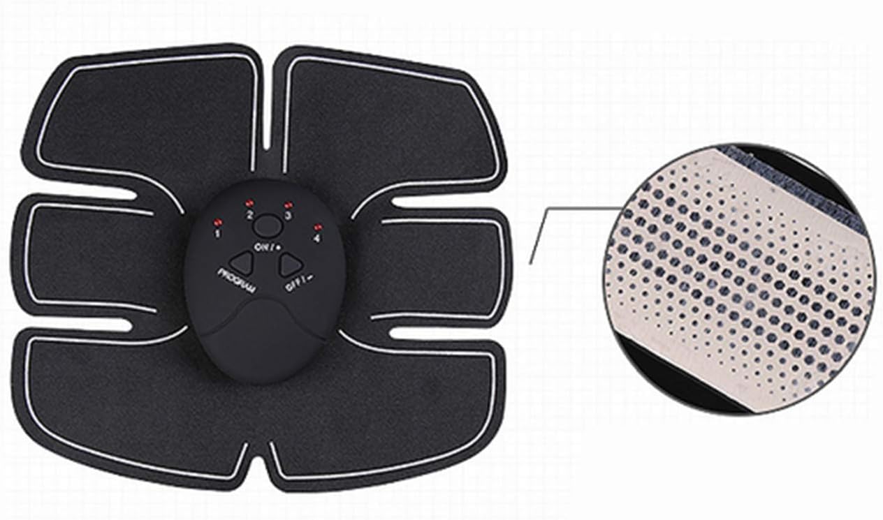 Wireless 6-Pack Abs Stimulator – Rechargeable Vibrating Muscle Exerciser & Body Massager for Abdominal Training