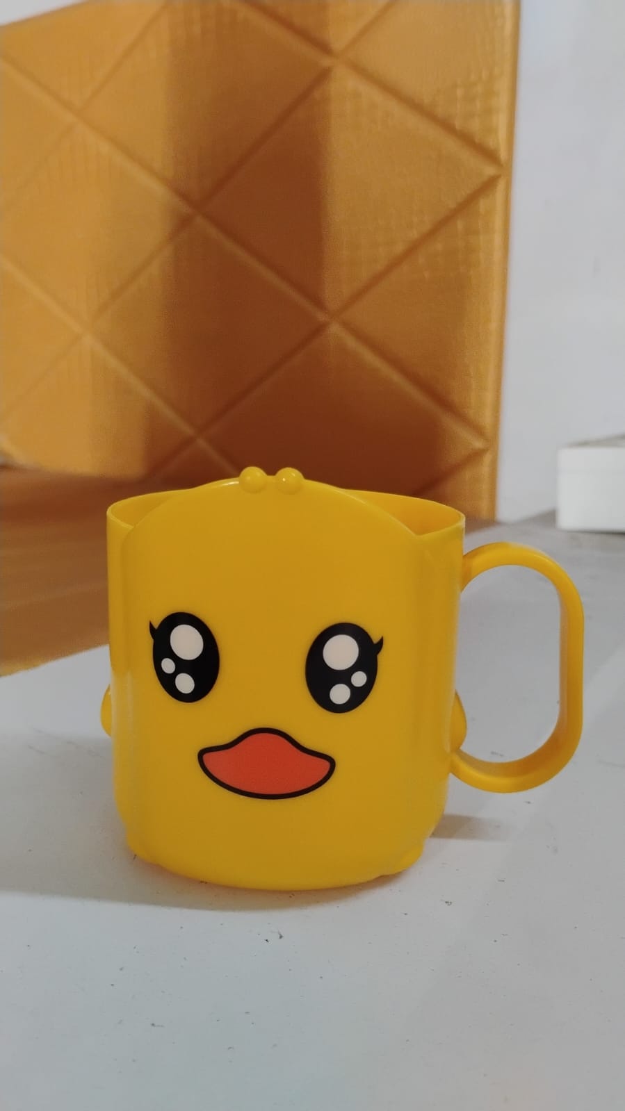 Multipurpose Cartoon Plastic Cup Toothbrush Cups (2 Pc)