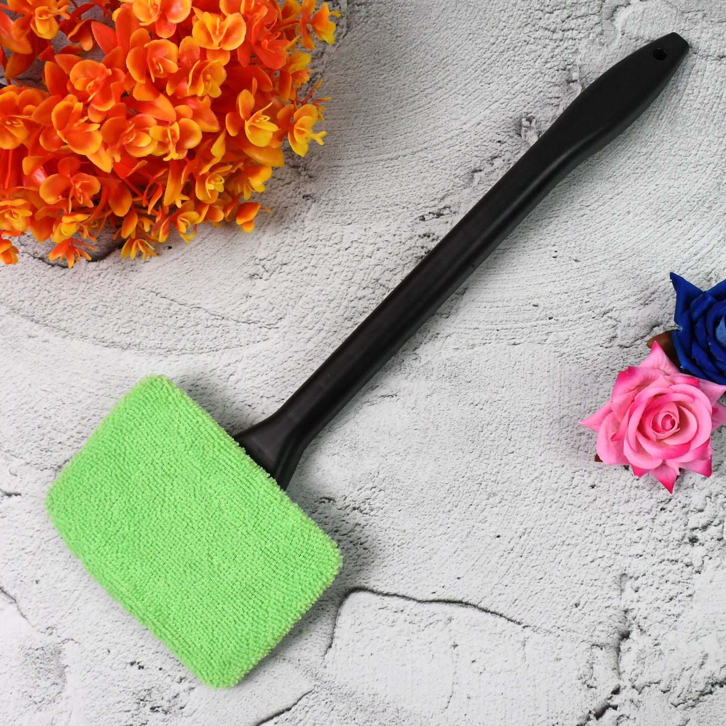 Windshield Clean Car Glass Cleaner Wiper With Microfiber Cloth (1 Pc 38 Cm Long)