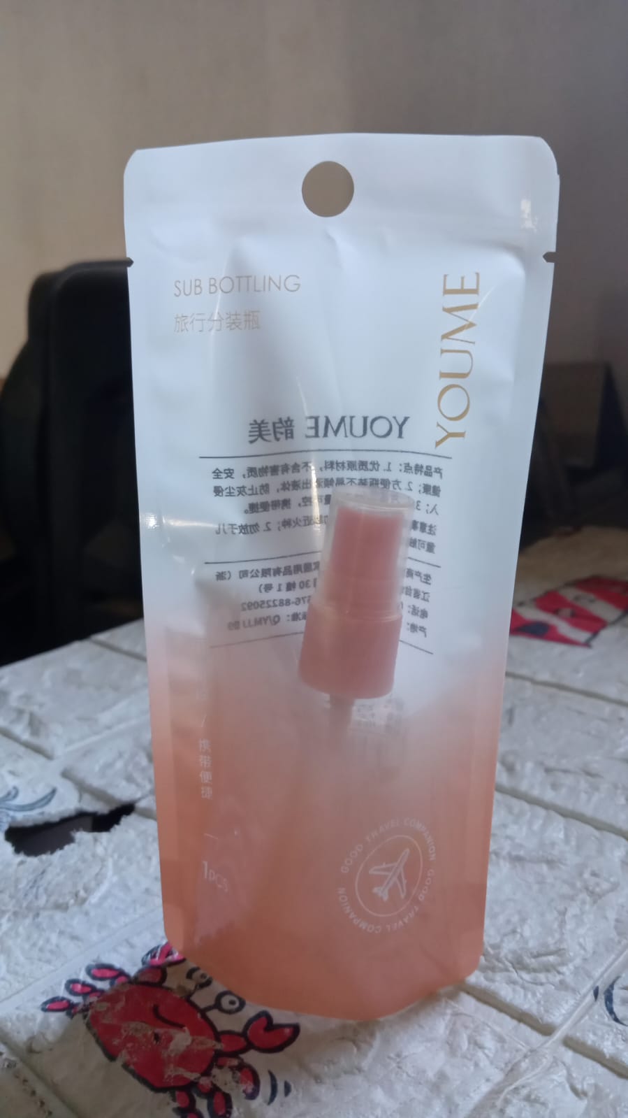 Perfume Make-Up Water Portable Spray Bottle, Empty Spray Bottle Refillable Fine, Perfume For Sanitizer Travel Beauty Makeup Perfume filler (2 Pc)