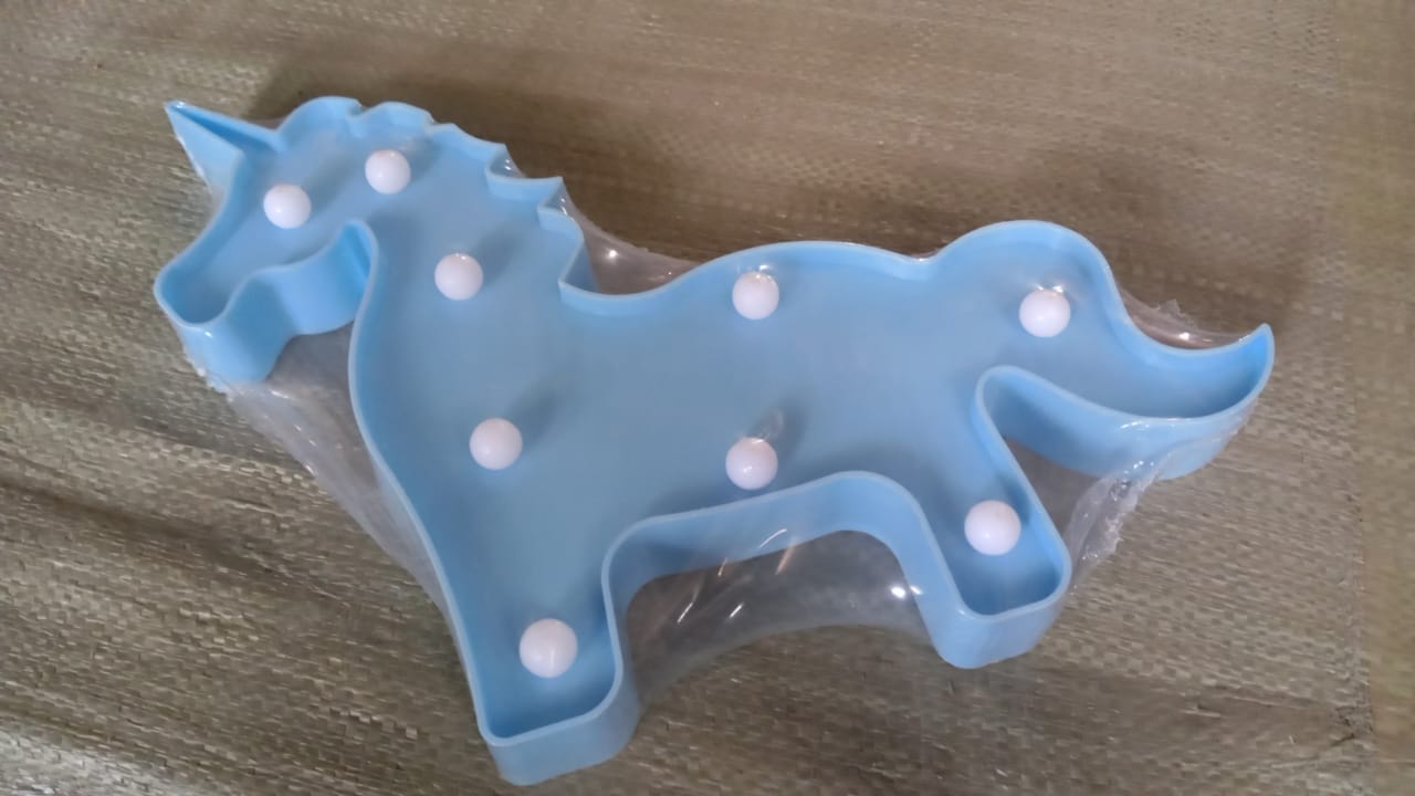 3d Led Night Light Table Lamp For Party Birthday Wedding Atmosphere Battery Operated Decorative Light Nursery Lamp For Bedroom And Wall Decoration For Children Bedroom Wall Light (1 Pc Battery Not Included)