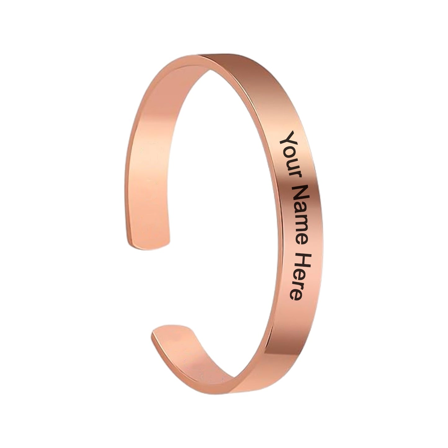 Customized Personalized Stylish Kada Bracelet (1 Pc Rose Gold Copper)