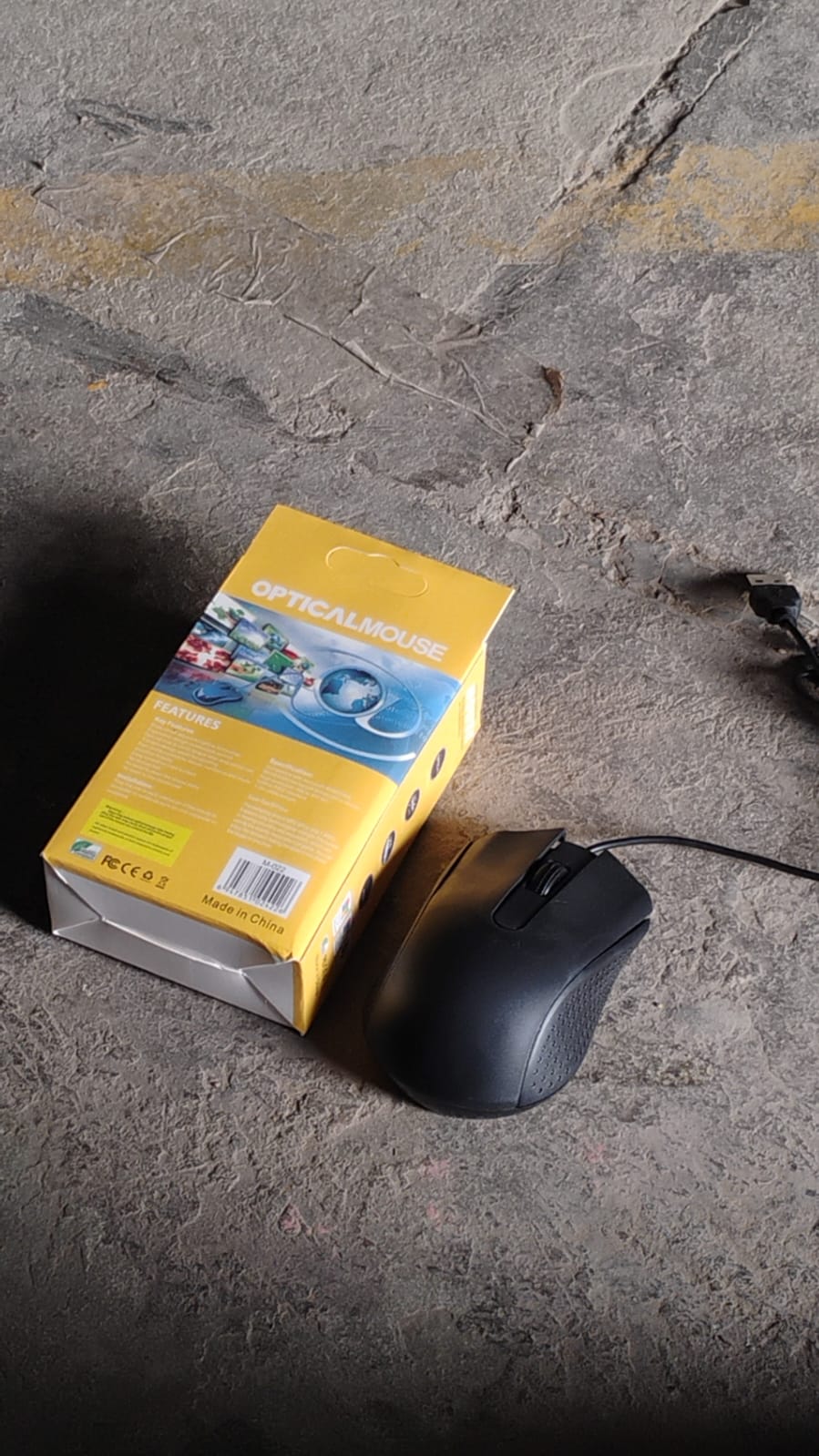 Computer Laptop Wired Optical Mouse M-022 (1 Pc)