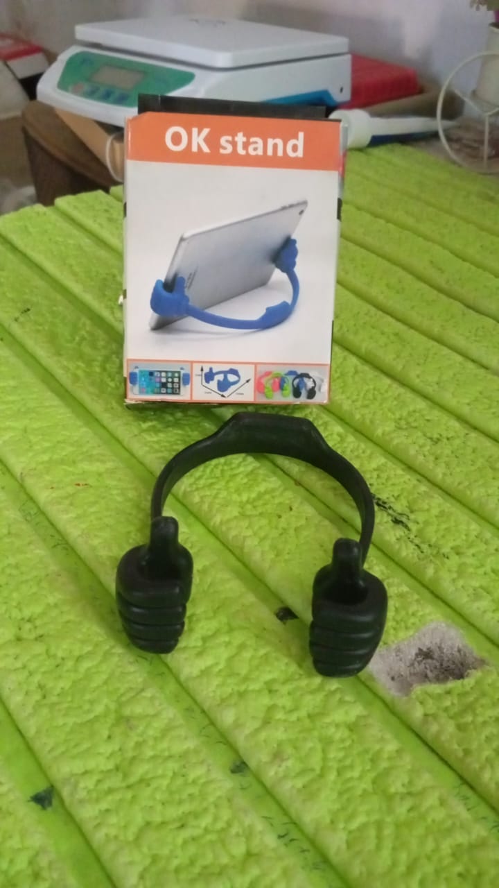 Hand Shape Mobile Stand OK Thumb phone Holder Multicolor (2 Pc)