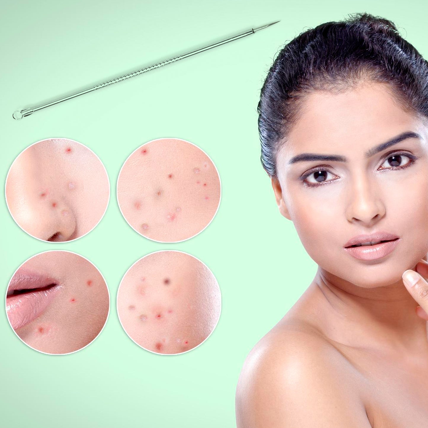 Blackhead Remover Needle (1 Pc With Case)