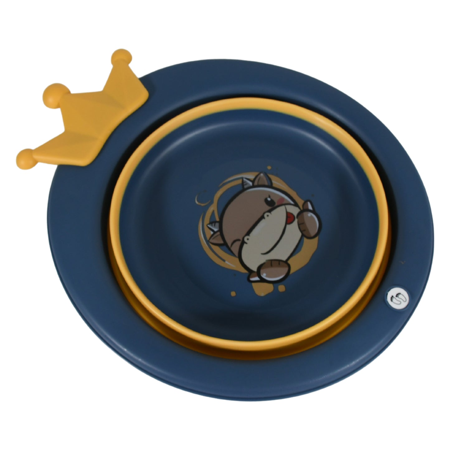 17514 Cartoon Shape Wash Basin Space Saving Multi Function Foldable Baby Wash Basin Easy Clean Lightweight Thicken For Washing Face For Home (33x31 Cm 1 Pc)