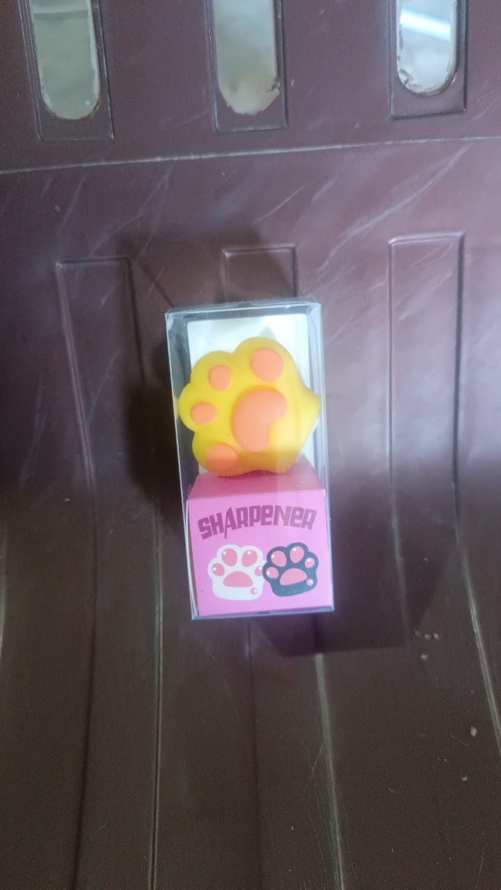 2 in 1 Pencil Sharpener & Eraser for Kids, Fancy Sharpeners=2 pcs