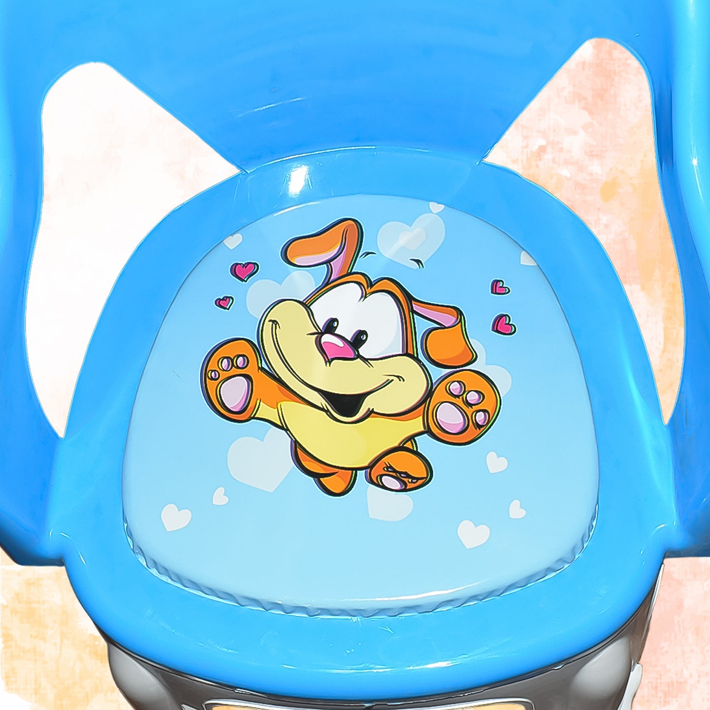 Plastic Multipurpose Strong And Durable Baby Chair With Cushion Base (1 Pc)