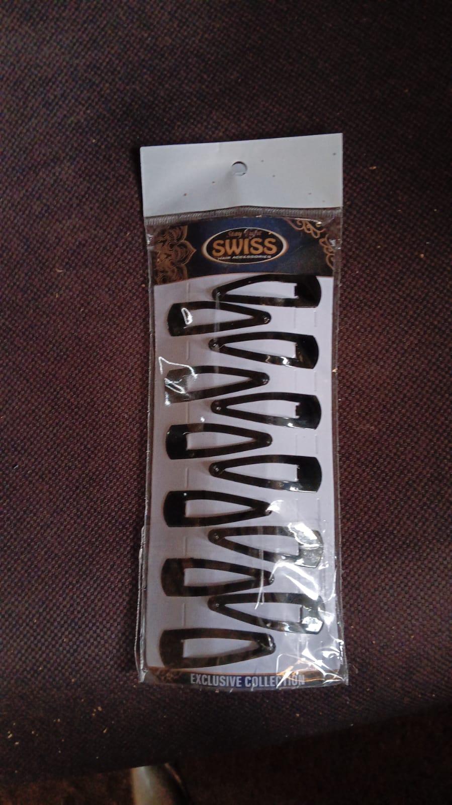 Metal Tik Tak Hair Clips (24 Pcs Set)