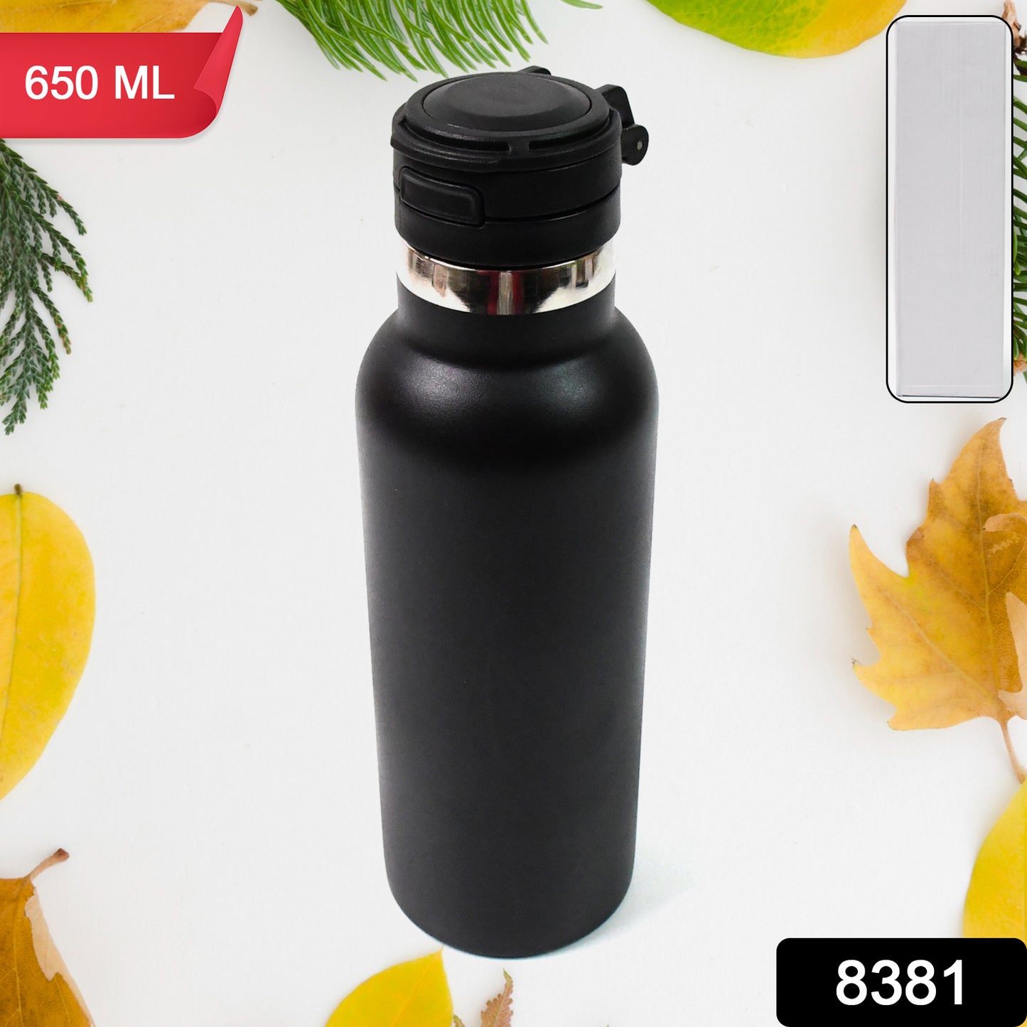 Water Bottle For Kids Insulated Stainless Steel Bottle (650 Ml 1 Pc)