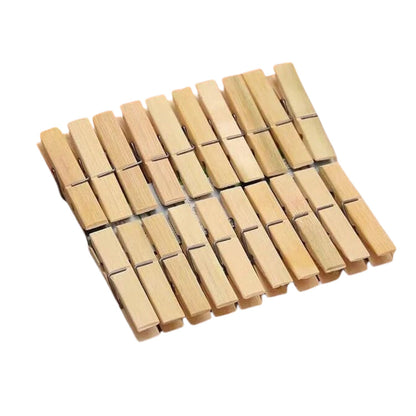 Multipurpose Wooden Heavy Clips Ã¢â‚¬â€œ Clothespins, Craft Clips for Arts & Crafts (20 Pieces)