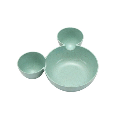 Mickey Shaped Kids / Snack Serving Sectioned Plate-2 pcs