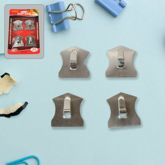 Self-Adhesive Stainless Hooks Ã¢â‚¬â€œ Waterproof for Robes, Coats & Towels