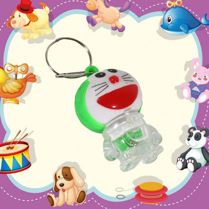 Doremon lightning keychain, 2 colored lightning keychain (3 pc)