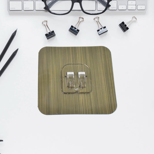 Adhesive Sticky Waterproof and Oil Proof, Reusable Wall Utility Seamless Wall Hook (6 Pc)