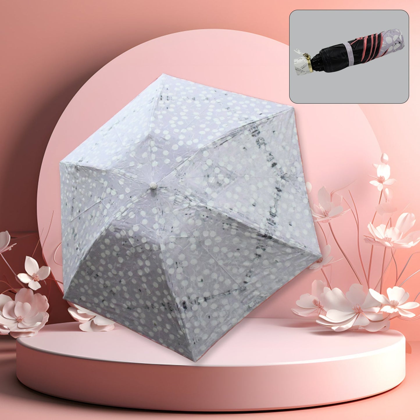 2 Fold Sun Protective Solid Foldable Outdoor Umbrella,Ã‚Â Portable Sun,Ã‚Â UV Protection LightweightÃ‚Â Rain Umbrella With Umbrella CaseÃ‚Â For Girls, Women, Men, Boys