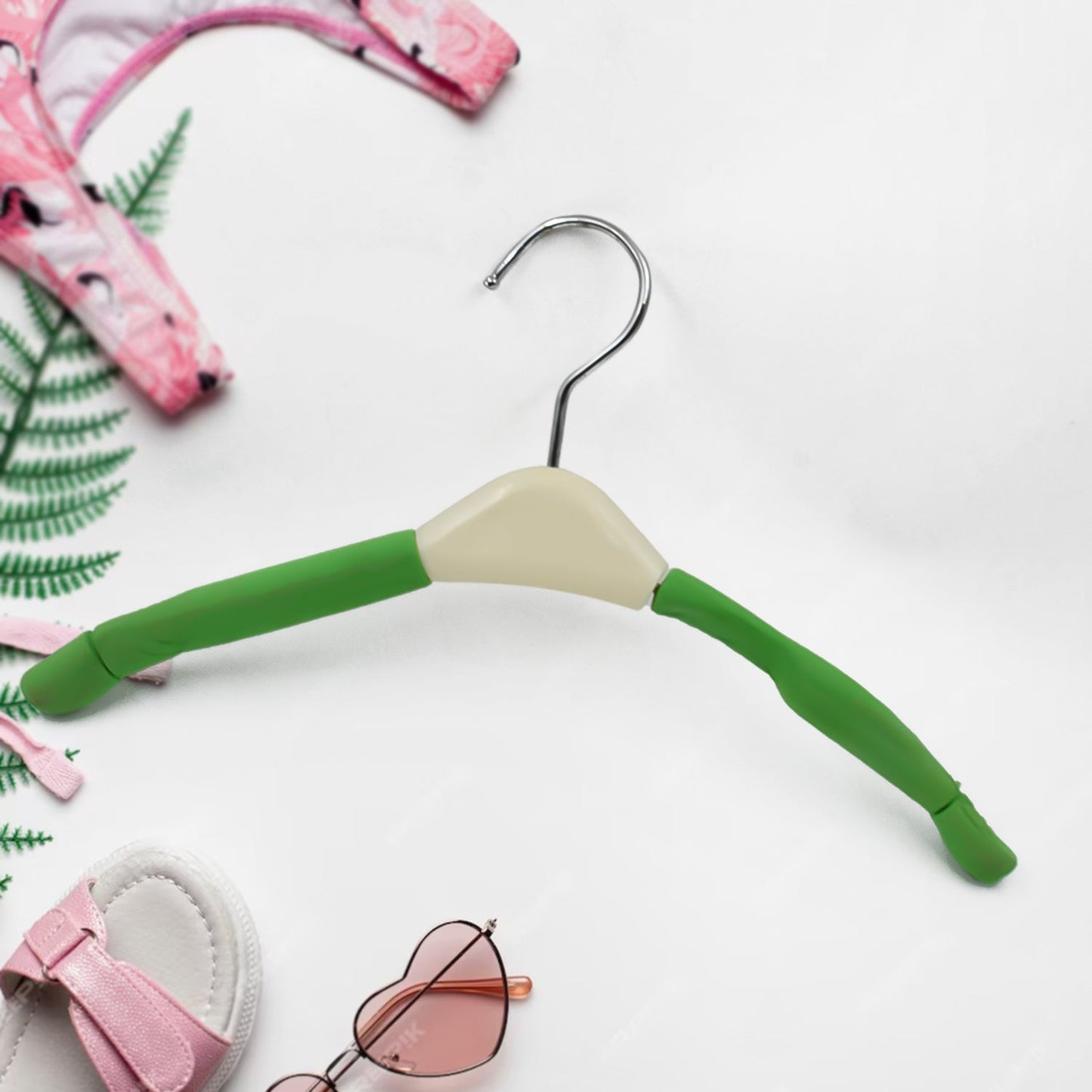 Solid Sponge Hanger Non-Slip Hanger Home No Trace Clothes Hanging Pants Clip Clothing Store Hangers,Ã‚Â Clothes Hanger for Closet Wedding Dress Women, Men, Children Clothing (2 Pc )