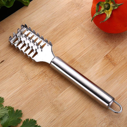 Stainless Steel Fish Scale Remover Scraper Ã¢â‚¬â€œ Sawtooth Kitchen Tool