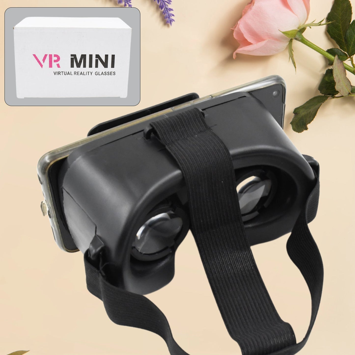 3D VR Glasses Virtual Reality Goggles Headset for All SmartphoneÃ‚Â VR Goggles-For 3D VR Movies Video Games (1 Pc)
