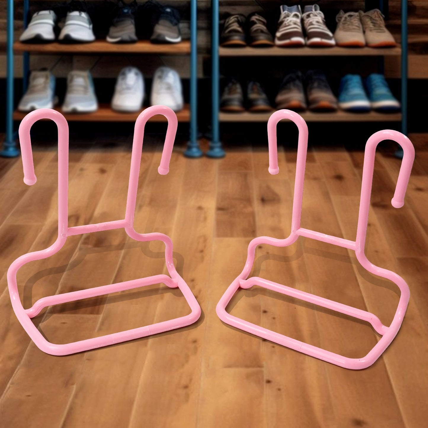 Multi-Function Drying Rack & Shoe Organizer Ã¢â‚¬â€œ Hanging Storage Shelf for Wardrobe & Closet, Shoe Stand & Holder (2 Pc Set)