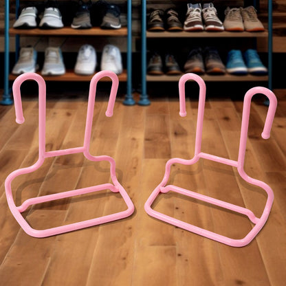 Multi-Function Drying Rack & Shoe Organizer Ã¢â‚¬â€œ Hanging Storage Shelf for Wardrobe & Closet, Shoe Stand & Holder (2 Pc Set)