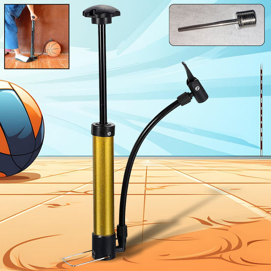 Mini Hand Air Pump Ã¢â‚¬â€œ Portable Metal High-Pressure Inflator for Sports (1 Pc)