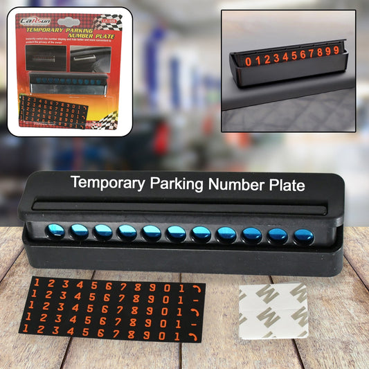 Temporary Car Parking Mobile Number Display with Magnetic Numbers Stickers,Car Parking Magnetic Mobile/Telephone Number Plate (1Pc)Ã‚Â Ã‚Â 