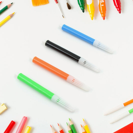 12-Piece Waterproof Marker Pen Art Set for DIY Crafts, Kids & Artists
