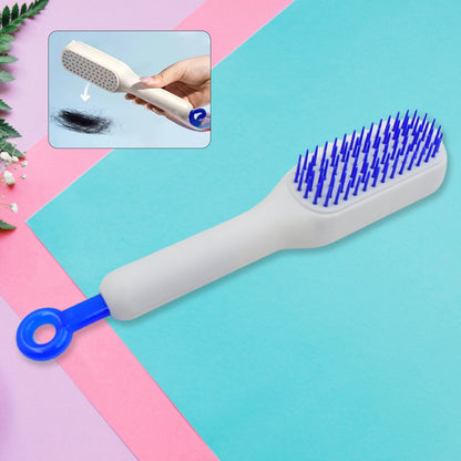 Self-Cleaning Hairbrush Ã¢â‚¬â€œ Anti-Static, Detangling, Rotating Massage Comb