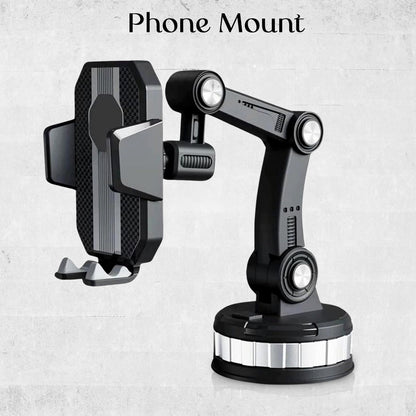 360Ã‚Â° Rotation Car Phone Holder Mount (1 Pc)