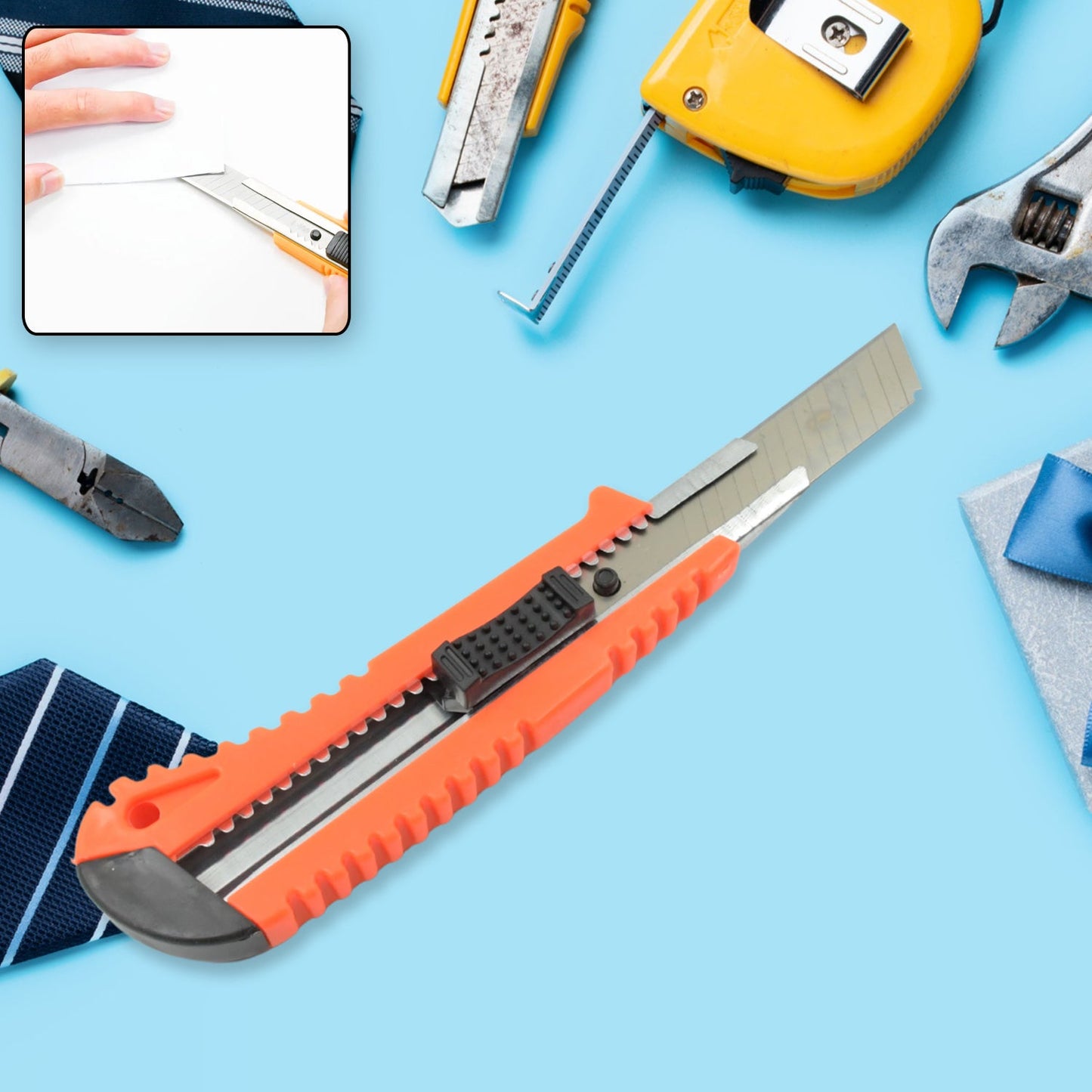 Multi-Use Heavy Duty Iron Cutter Ã¢â‚¬â€œ Precision Utility Knife Blade (18mm)