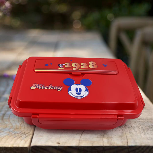 Cartoon Printed 4Ã‚Â Compartment Insulated Lunch Box Stainless Steel |Tiffin Box for Boys, Girls, School & Office MenÃ‚Â for Microwave  Freezer SafeÃ‚Â Adult Children Food Container (1 Pc)