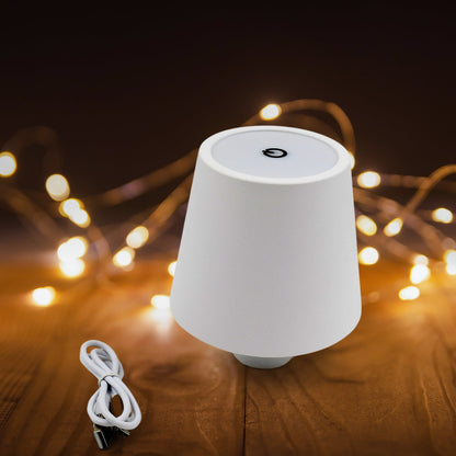 USB Rechargeable LED Bottle Lamp Ã¢â‚¬â€œ 3 Color Dimmable Wireless Table Light for Home & Bar (1 Pc)