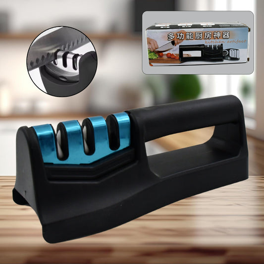 Kitchen Knife Sharpener Ã¢â‚¬â€œ Handheld for Chefs & Serrated Knives (1 Pc, Chopper Not Included)