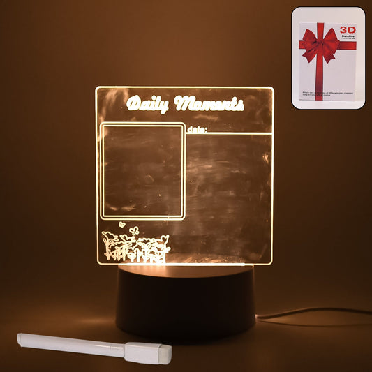 Creative Visualization Lamp 3 DÃ‚Â Acrylic Decorative Lamp (1 Pc)