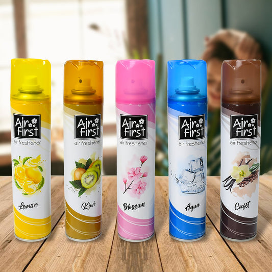 Air FreshenerÃ‚Â  | Used In Office, Home, Hotels, Banquets, Carpet Etc, Room Spray Air Freshener, Mix Fragrance Lemon, Kiwi, Blossom, Aqua, Cafet (300 Ml Approx / 1 Pc)