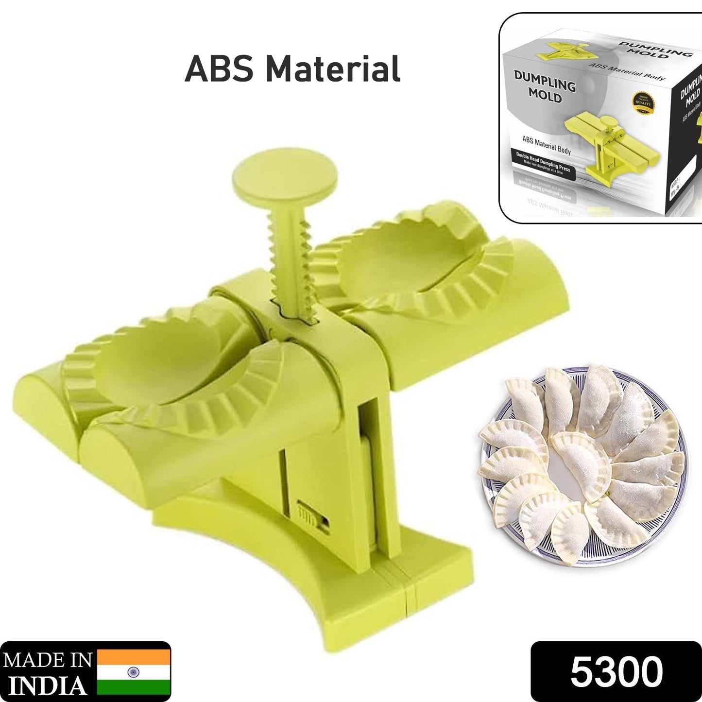 Double Head Dumpling Maker Mold Ã¢â‚¬â€œ Easy Tool for Making Dumplings, Press Mold Kitchen Accessory