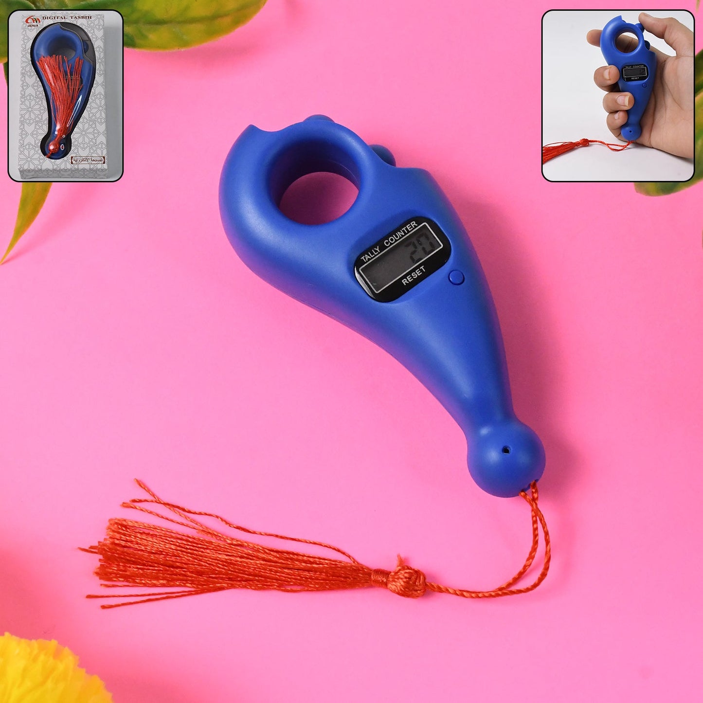 Digital Tasbih Tally Counter Ã¢â‚¬â€œ Wooden Beads for Zikr/Naam Jaap