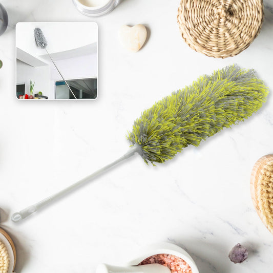 Long Handle Microfiber Duster Ã¢â‚¬â€œ Extendable & Washable Cleaning Tool for Home, Car & Office (62cm)