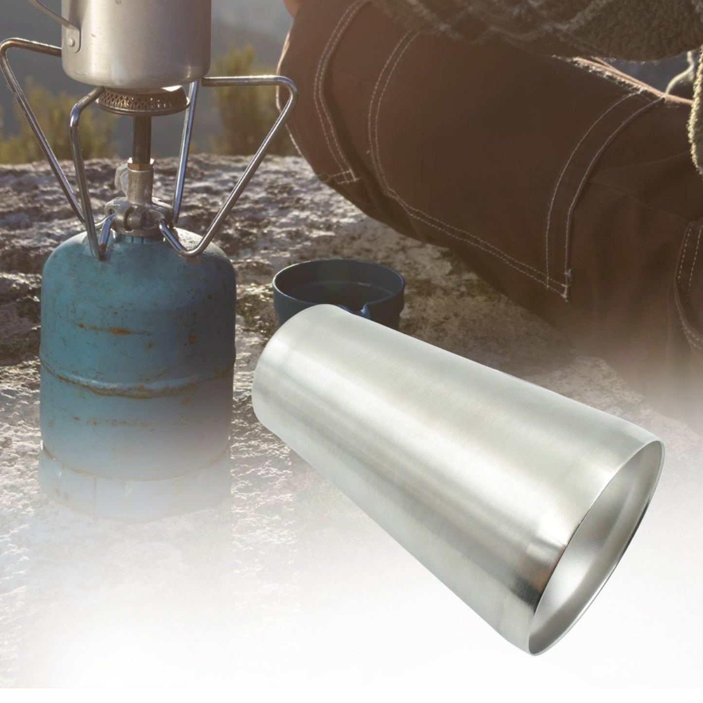 Stainless Steel Vacuum Insulated Travel Mug Ã¢â‚¬â€œ Unbreakable Reusable Drinking Glass for Home & Office (1 Pc)