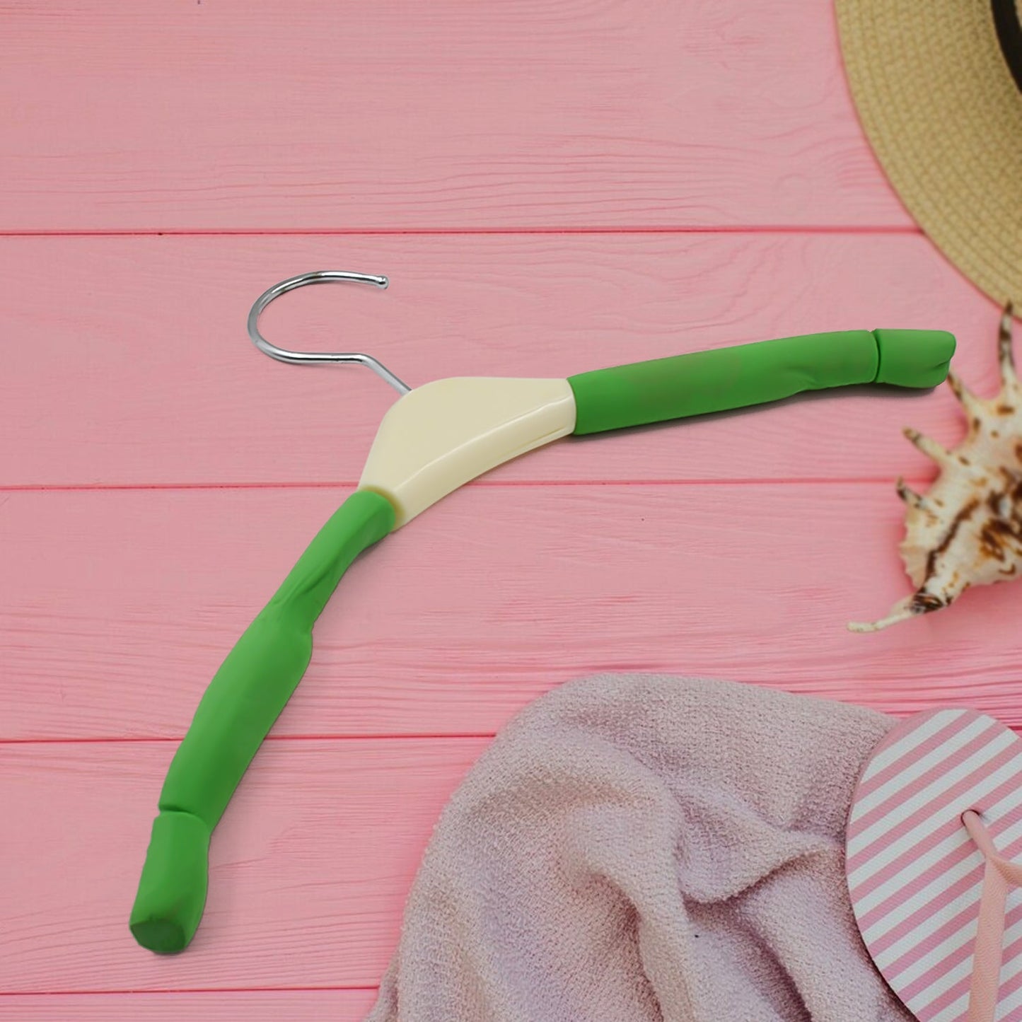 Solid Sponge Hanger Non-Slip Hanger Home No Trace Clothes Hanging Pants Clip Clothing Store Hangers,Ã‚Â Clothes Hanger for Closet Wedding Dress Women, Men, Children Clothing (2 Pc )