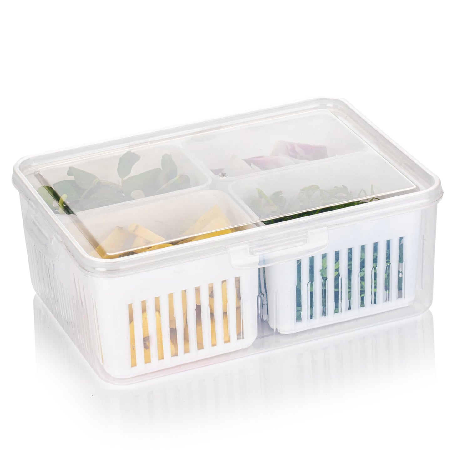 Fridge Storage Box Ã¢â‚¬â€œ Freezer & Kitchen Organizer for Vegetables & Food (1 Pc)