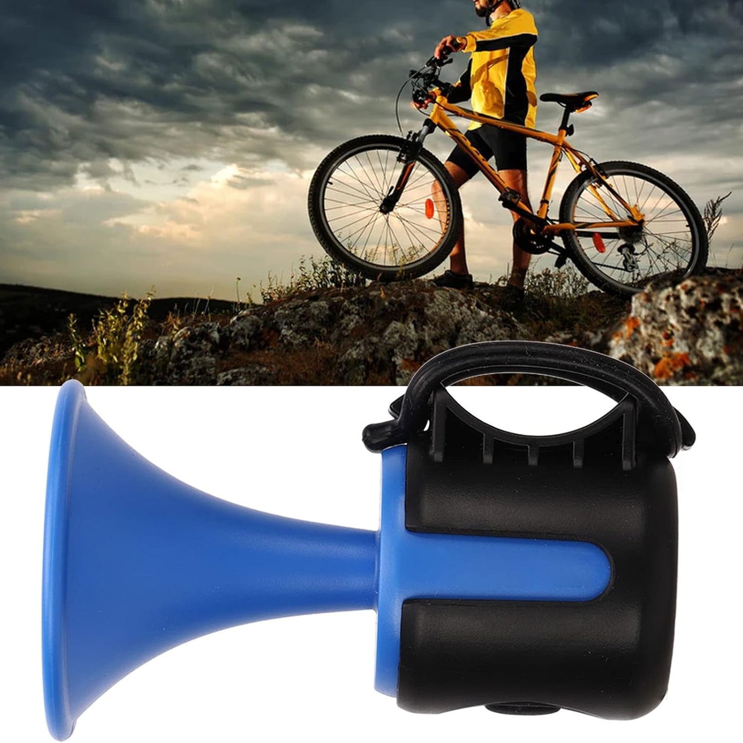 Loud 120dB Bicycle Air Horn Ã¢â‚¬â€œ Waterproof Electric Bell with Long Battery Life